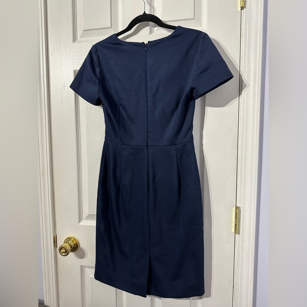 J. Crew Elegant Navy Blue Dress size 0 - Picture 15 of 16